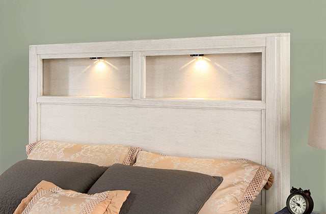 Karla White Queen Bed - Image 4