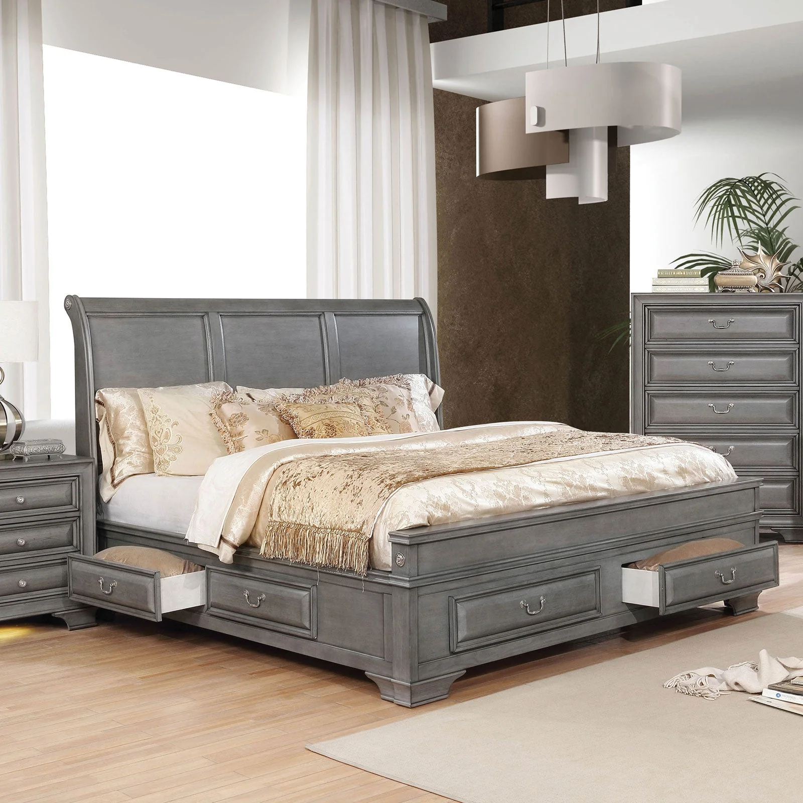 Katherine Gray 5 Pc. Queen Bedroom Set w/ Chest - Image 2