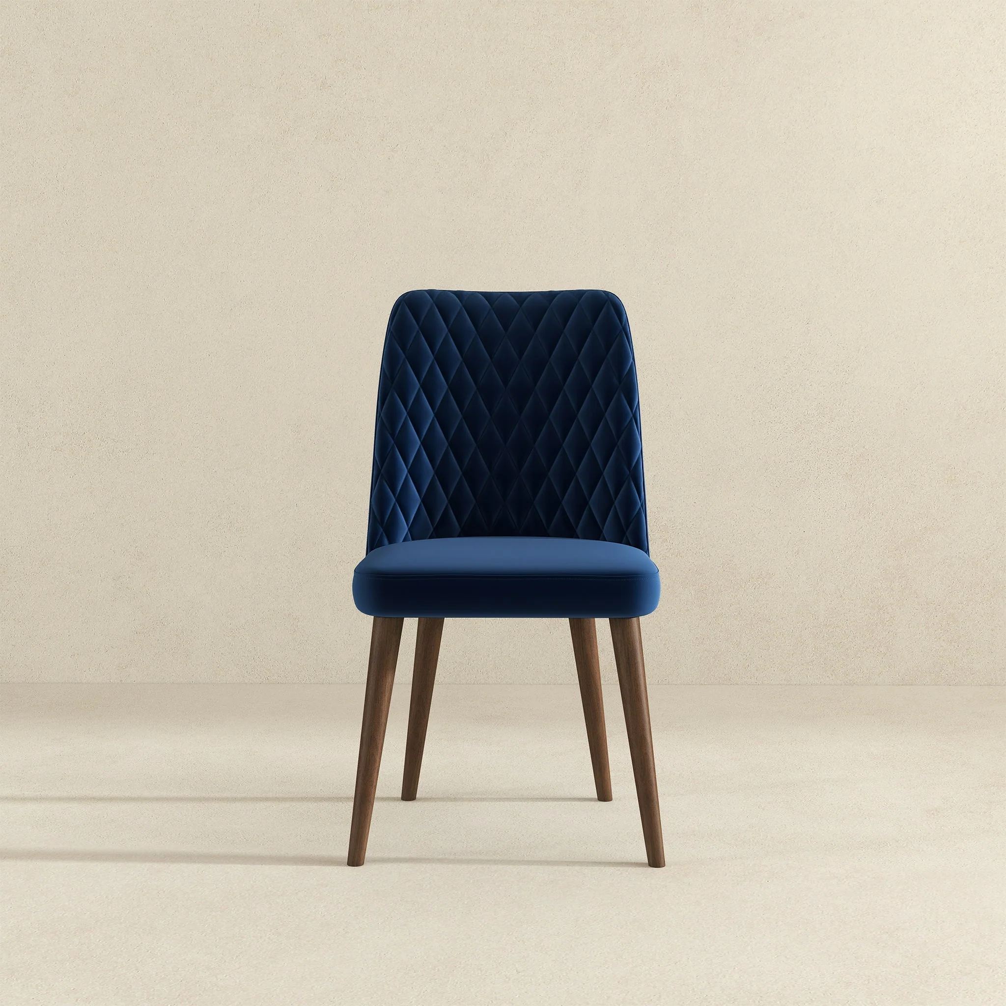 Katie Navy Blue Velvet Dining Chair (Set Of 2) - Image 3