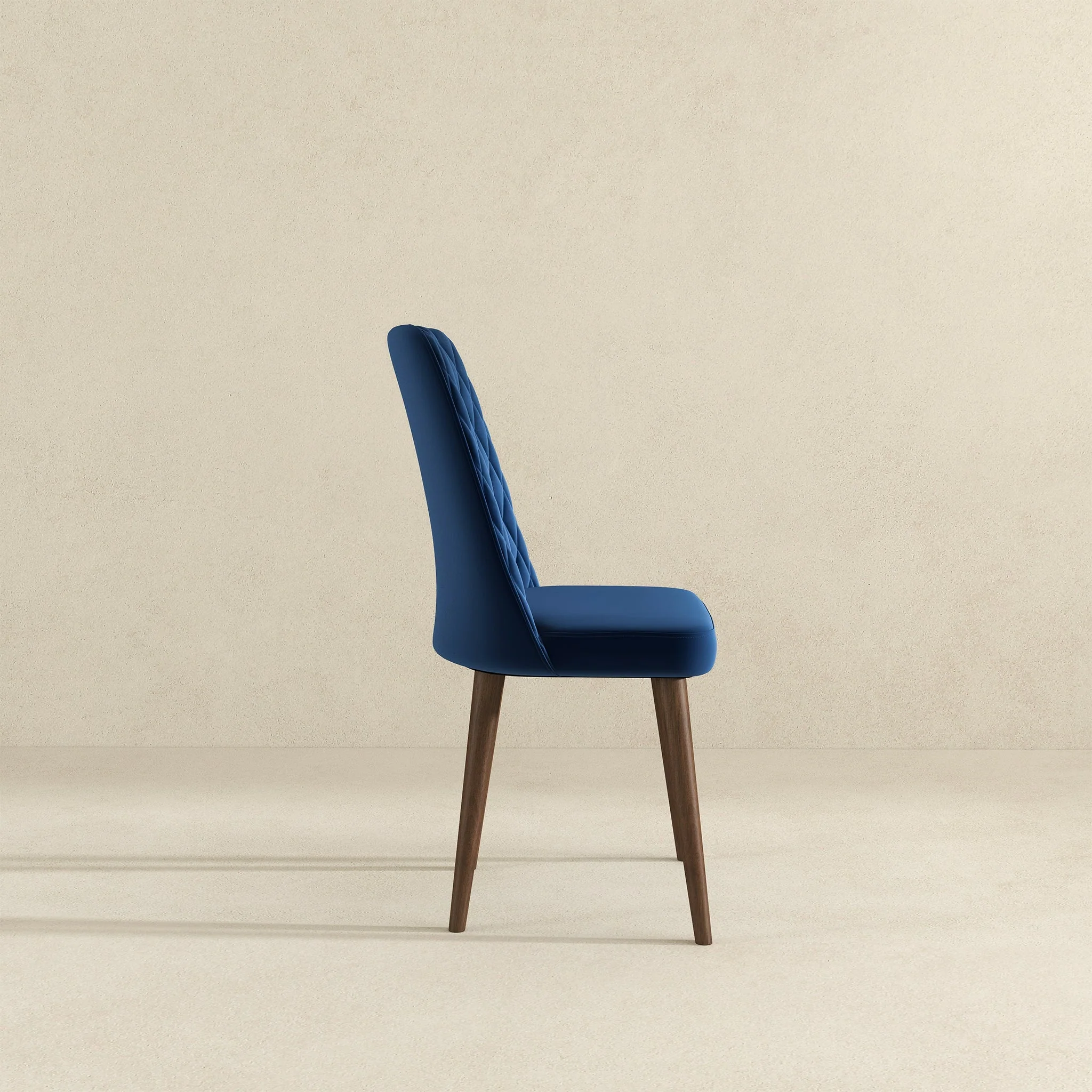 Katie Navy Blue Velvet Dining Chair (Set Of 2) - Image 5