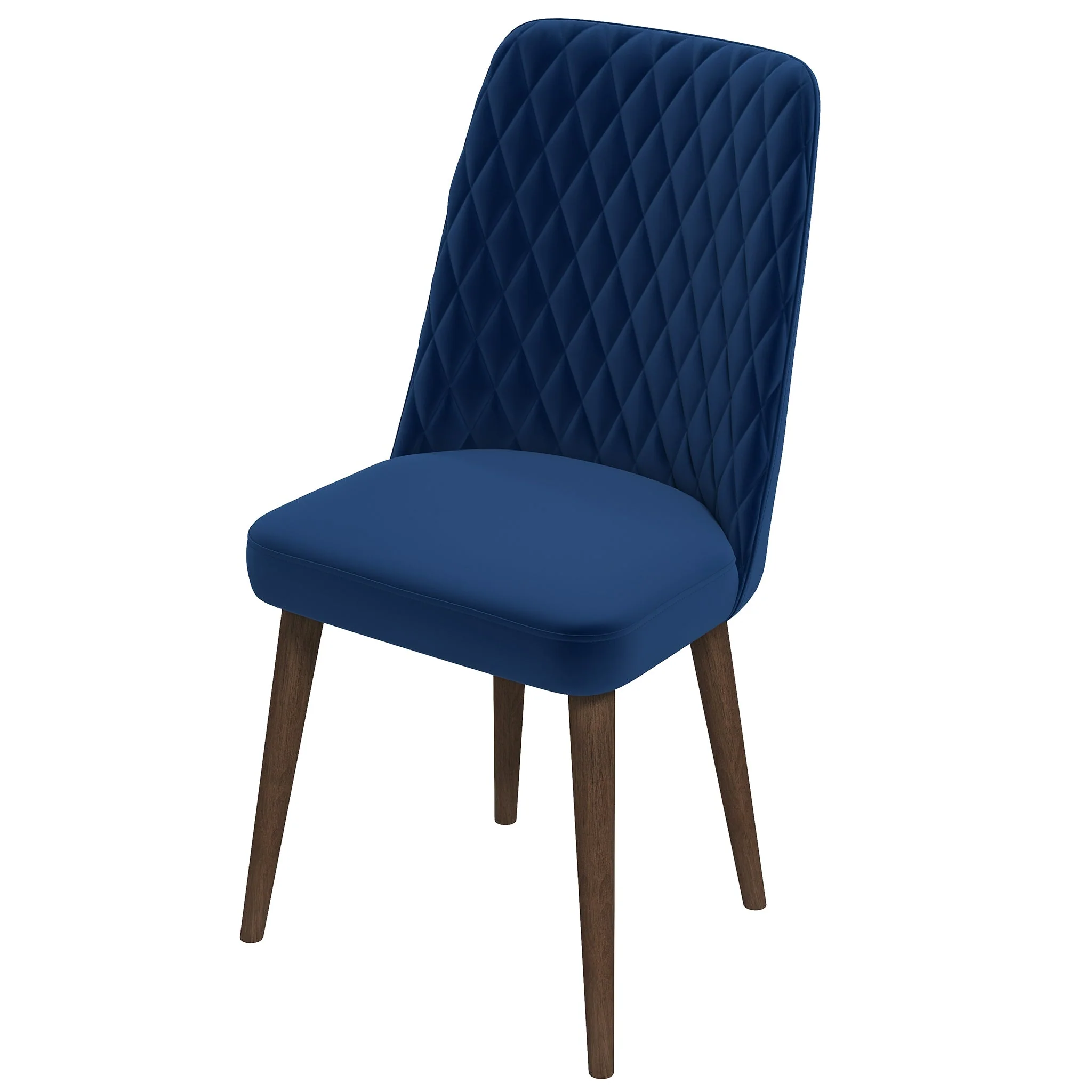 Katie Navy Blue Velvet Dining Chair (Set Of 2) - Image 7