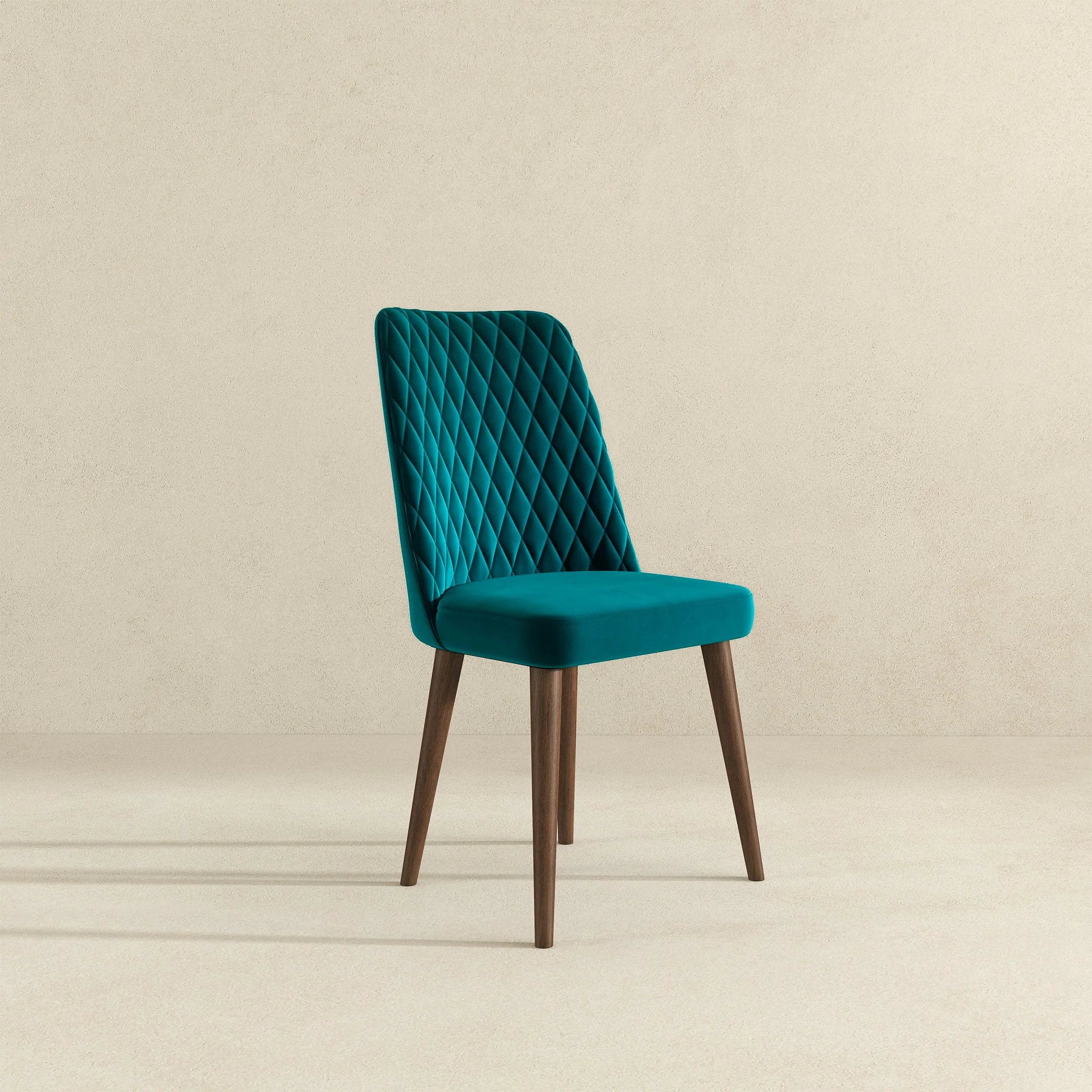 Katie Teal Velvet Dining Chair (Set Of 2) - Image 3