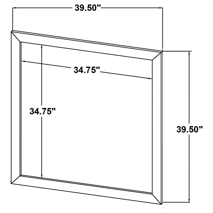 Kaywood Dresser Mirror Natural Pine - Image 5