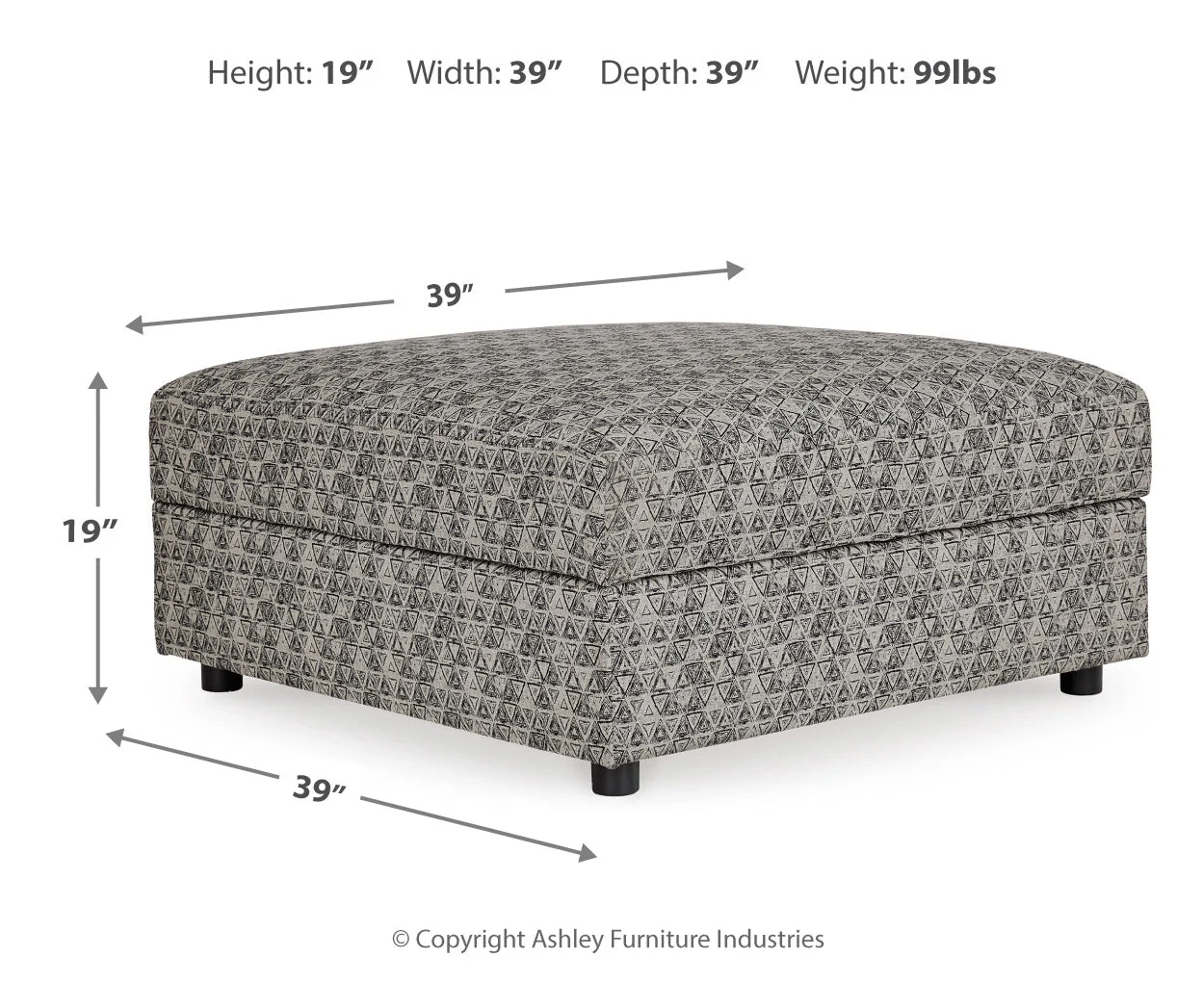 Kellway Ottoman With Storage - Image 4
