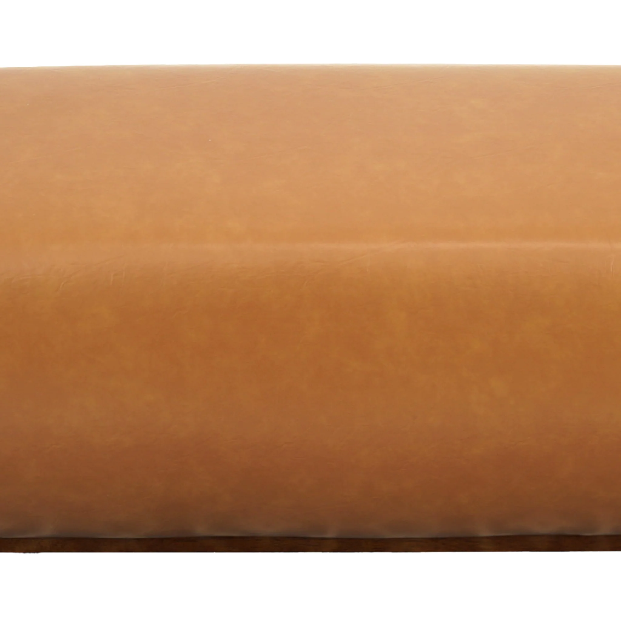 Kelvin Vegan Tan Leather Bench - Image 5