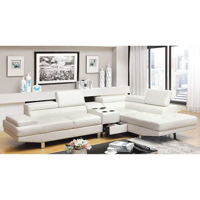 Kemina White Bluetooth Speaker Console - Image 4