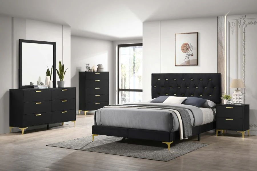 Kendall Dresser Mirror Black - Image 5