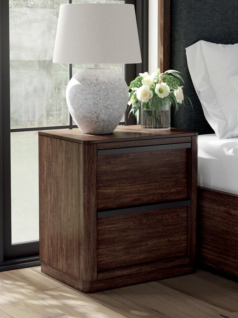 Kendamor Two Drawer Night Stand - Image 2