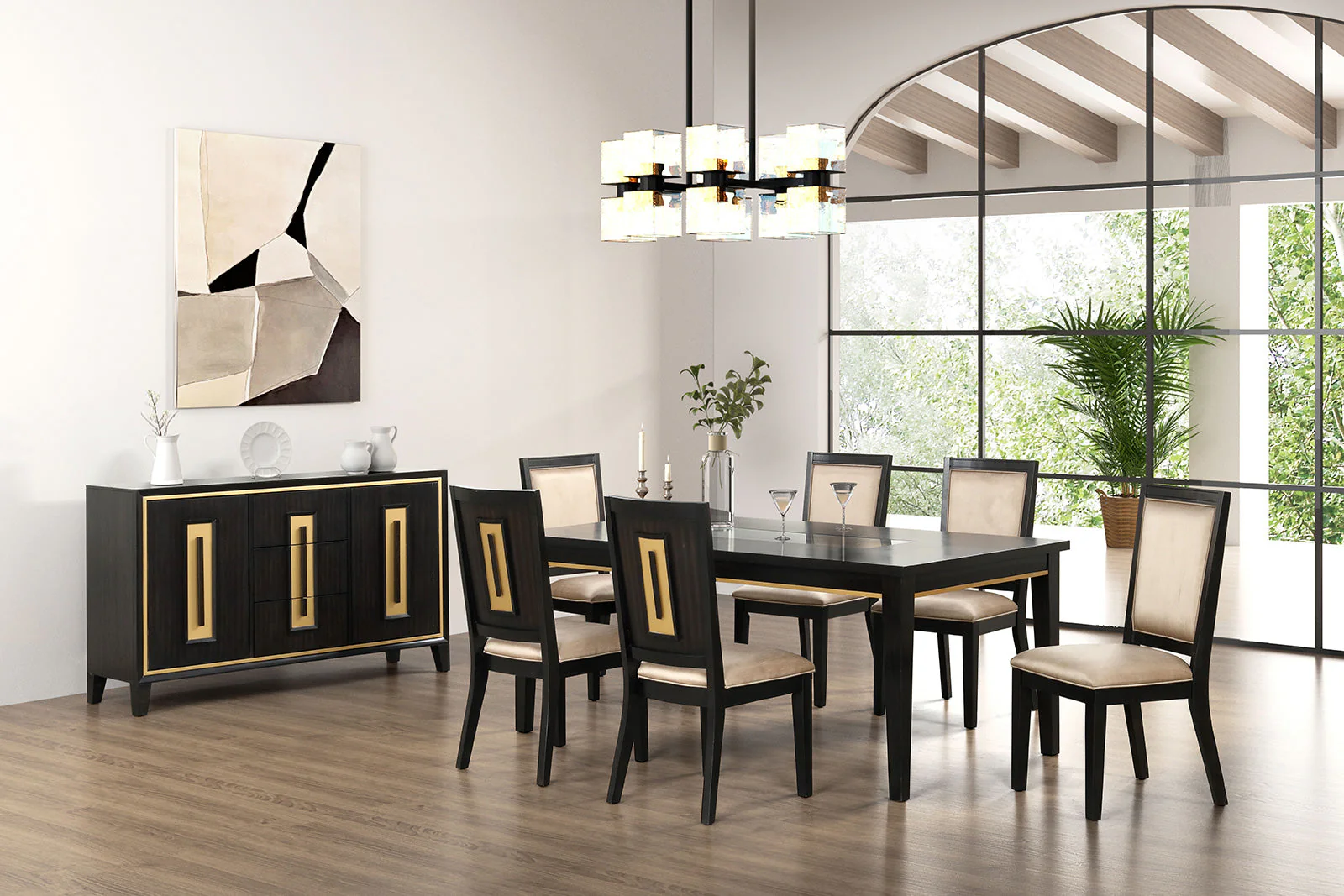 Kenyada Espresso Dining Chair (Set of 2) - Image 2