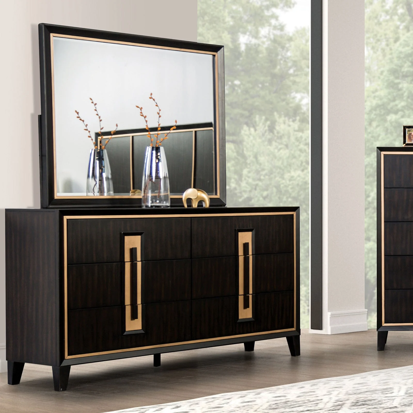 Kenyada Espresso Queen 4 Piece Bedroom Set - Image 4
