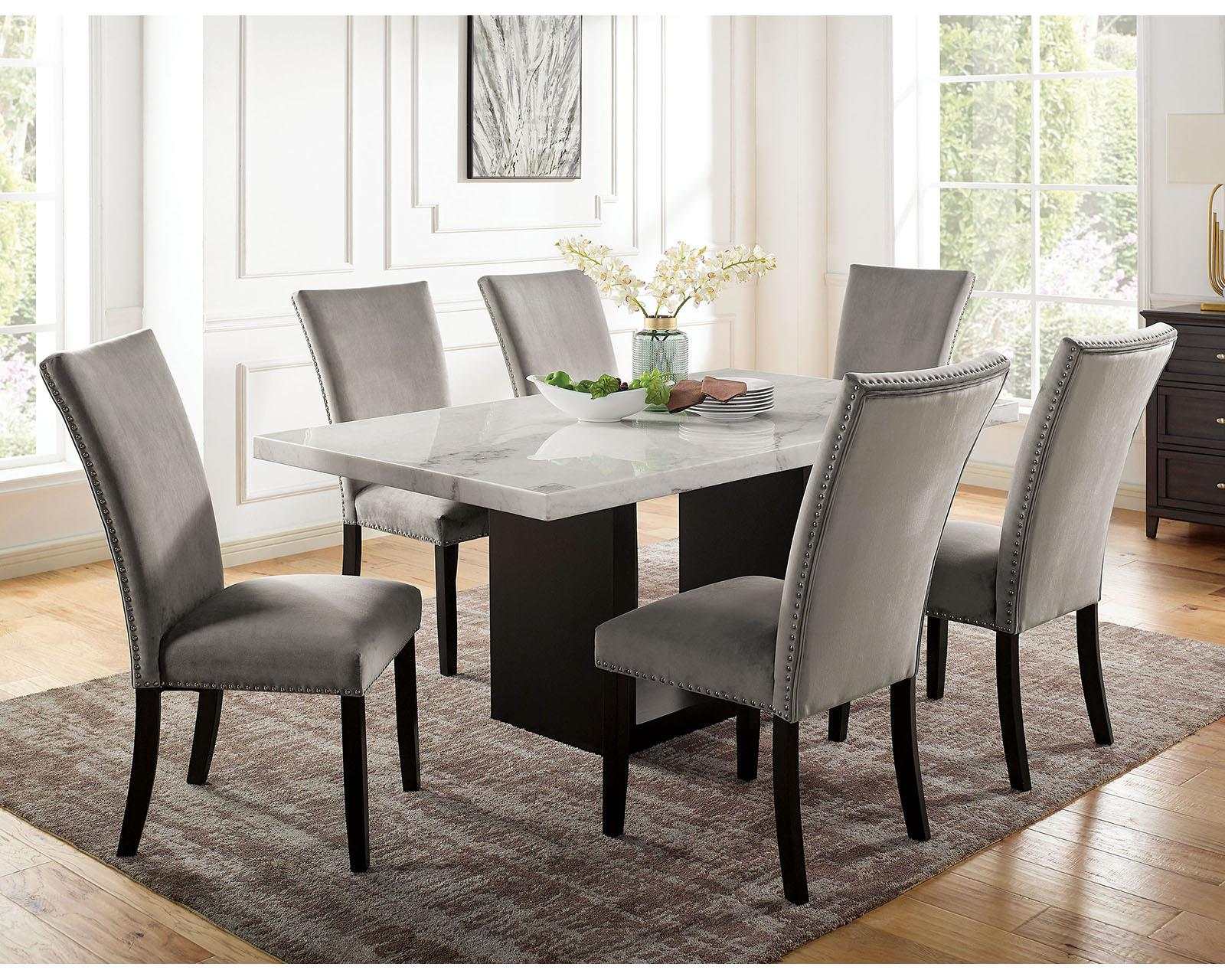 Kian Light Gray & Black Side Chair (Set of 2) - Image 2