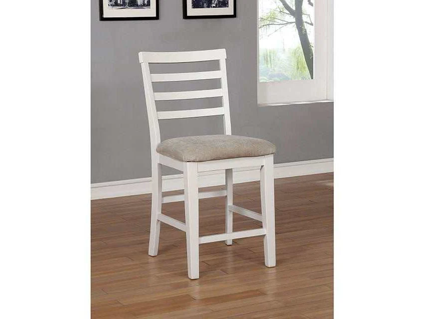 Kiana White Counter Height Side Chair (Set of 2)