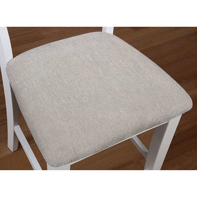 Kiana White Counter Height Side Chair (Set of 2) - Image 3