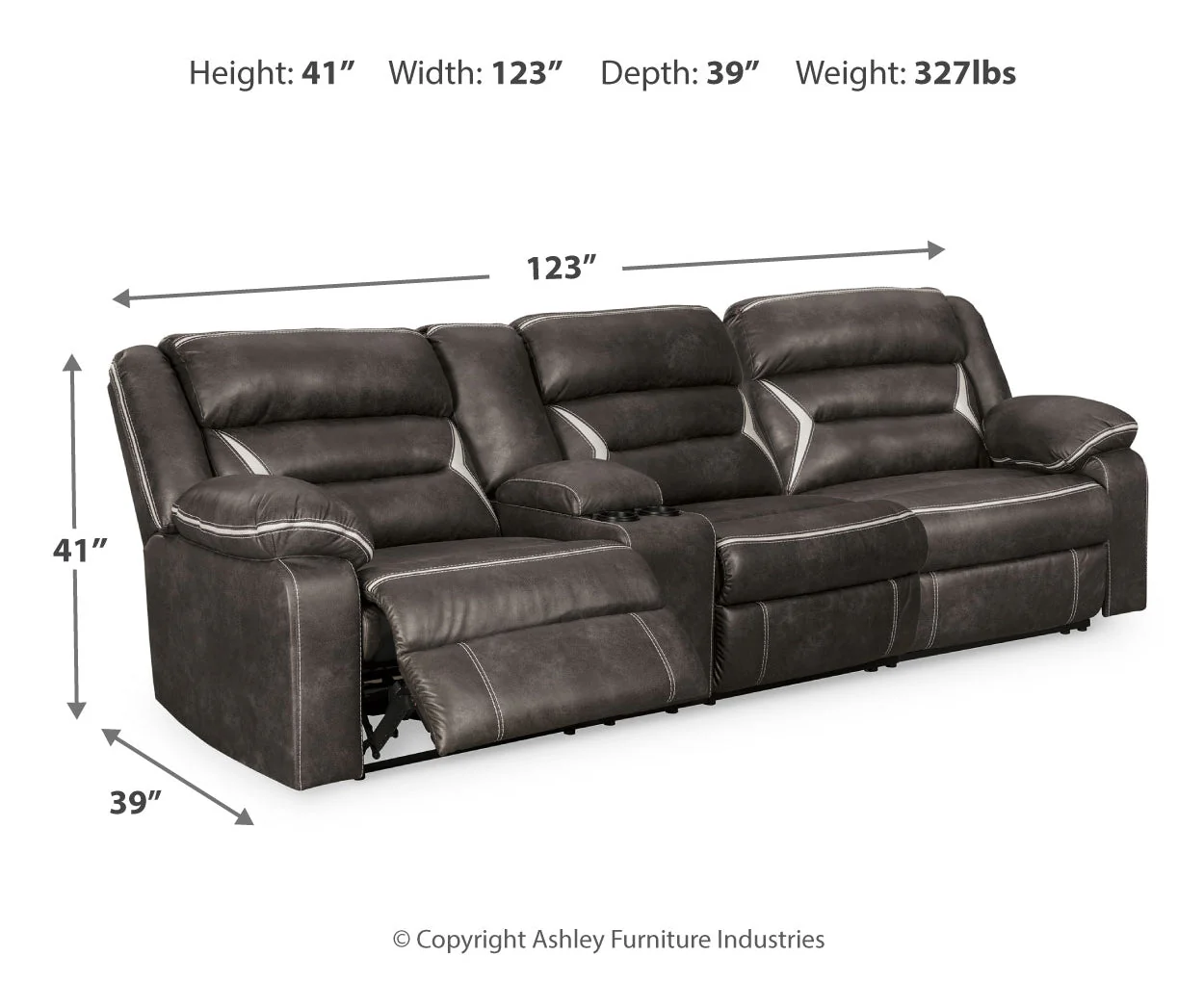 Kincord 2-Piece Power Reclining Sofa - Image 2