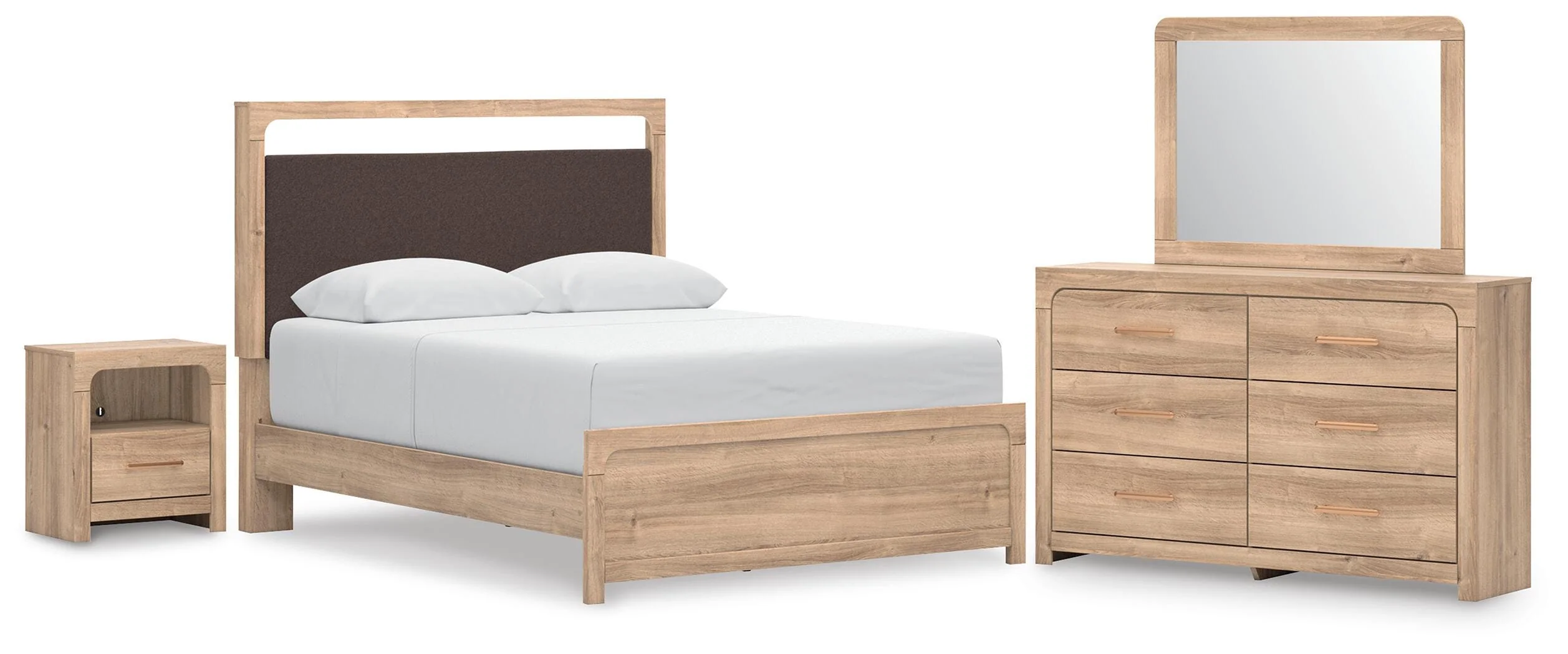 Kinlanni Upholstered Platform Bed Bedroom Set - Image 4