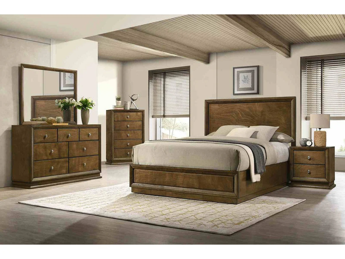 Kirkham Walnut 4 Pc. Twin Bedroom Set