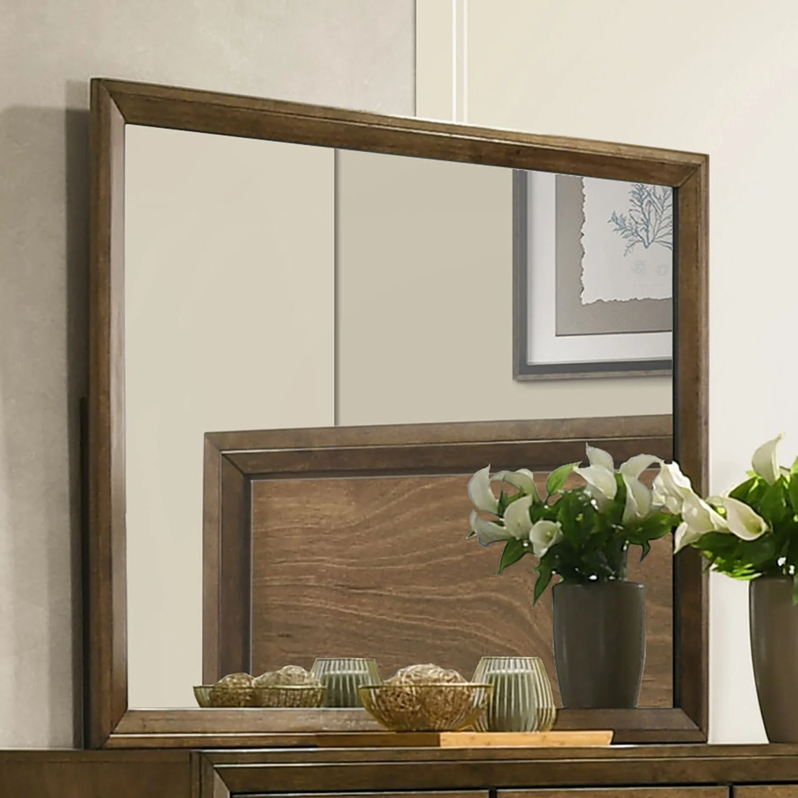 Kirkham Walnut Queen 5 Piece Bedroom Set w/Chest - Image 6