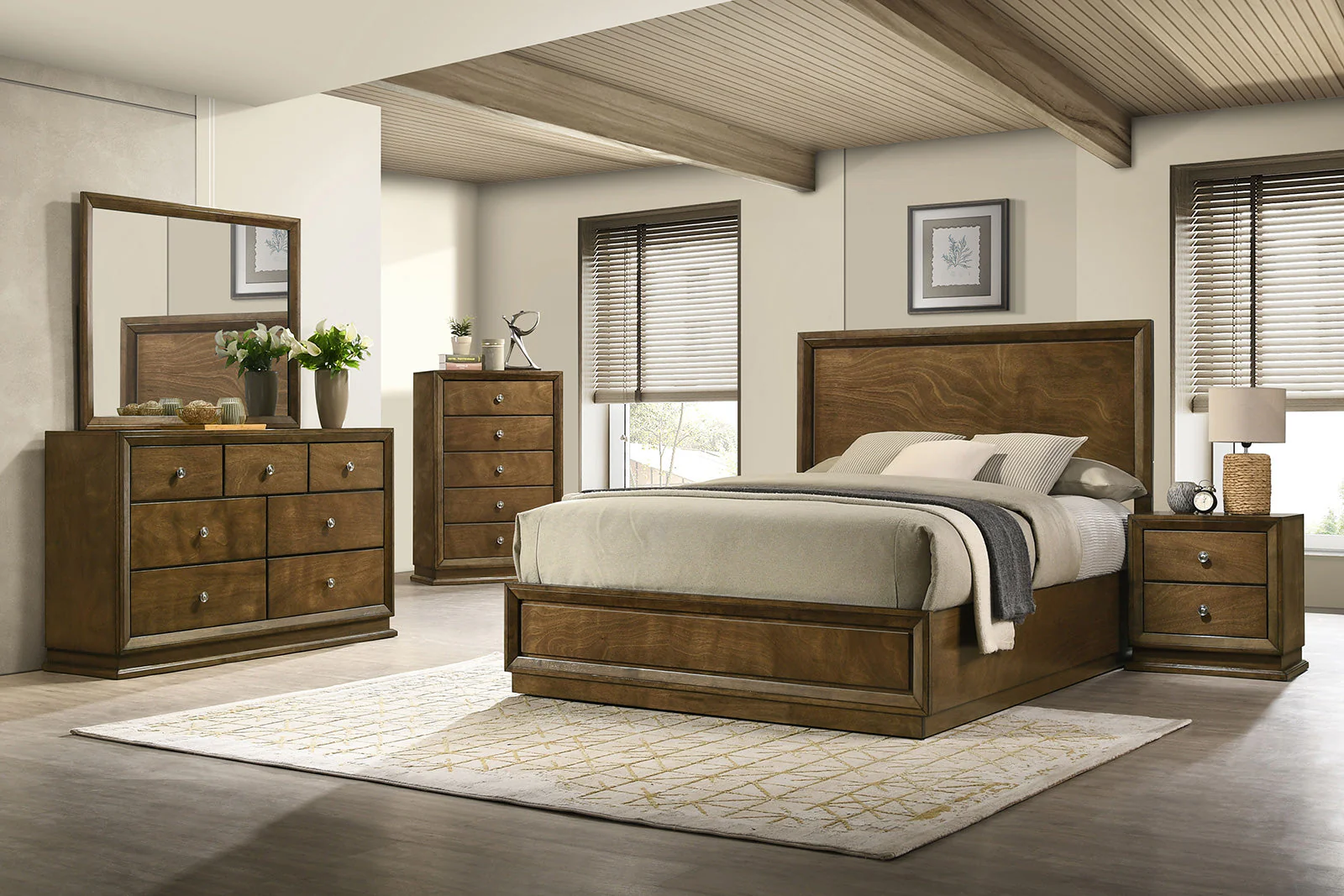 Kirkham Walnut Twin Bed - Image 4