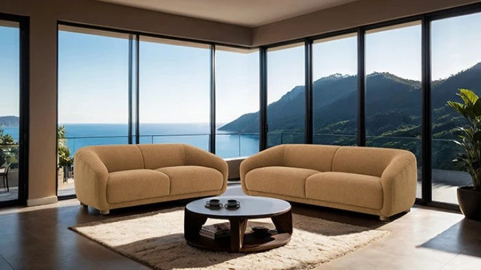 Kolvere Brown Loveseat - Image 5