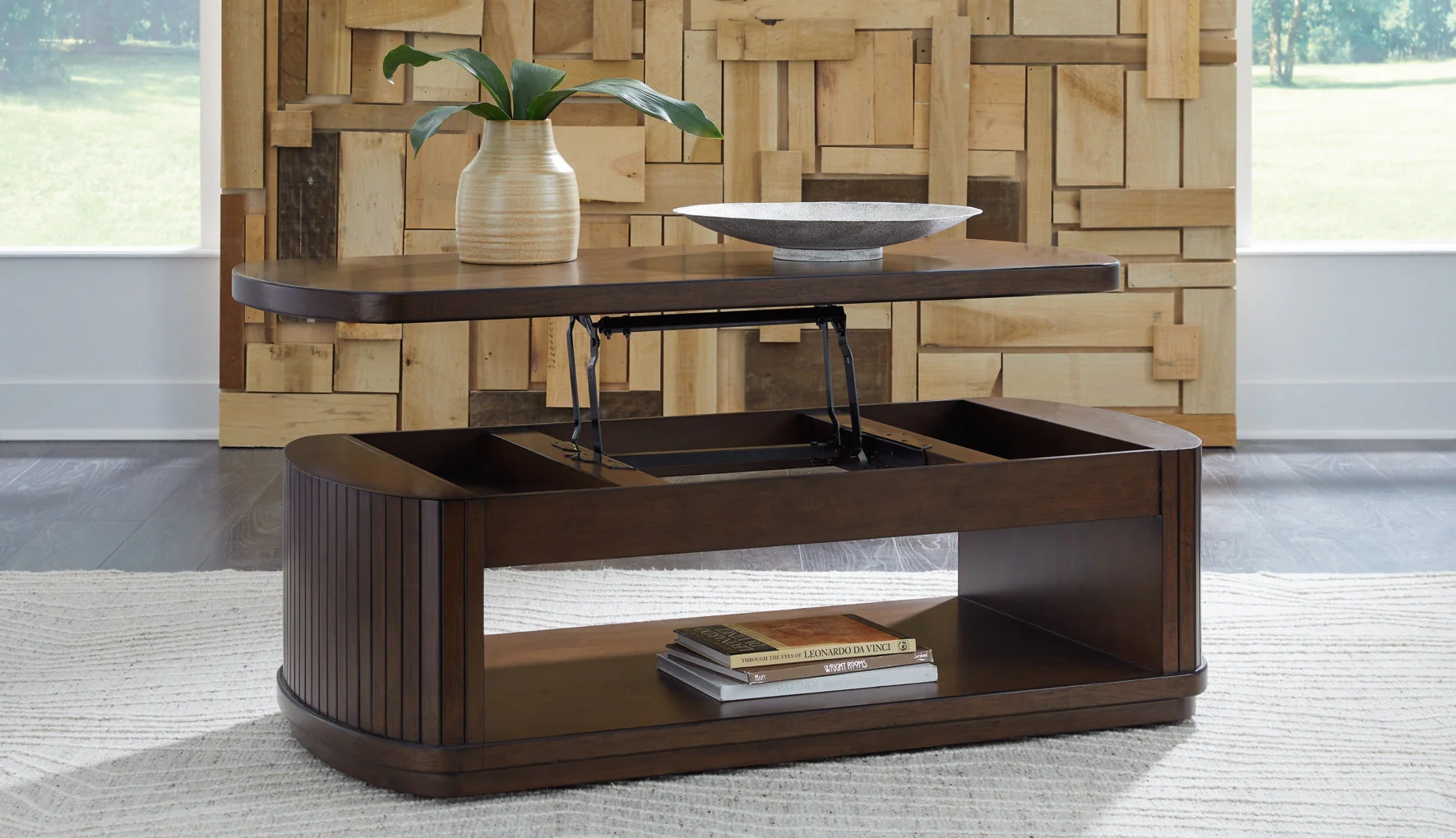 Korestone Lift Top Cocktail Table - Image 7