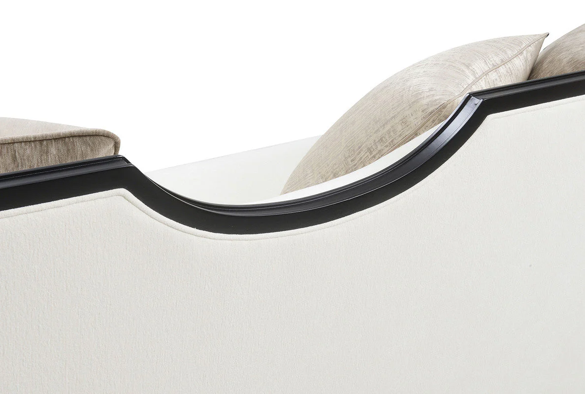 La Salle White Sofa & Loveseat - Image 8