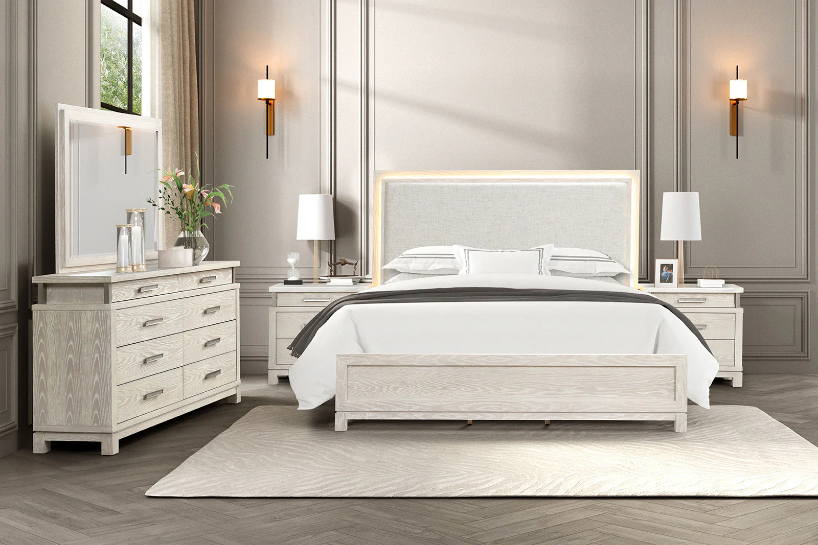 Lafayette Weathered Gray Queen Bed - Image 2