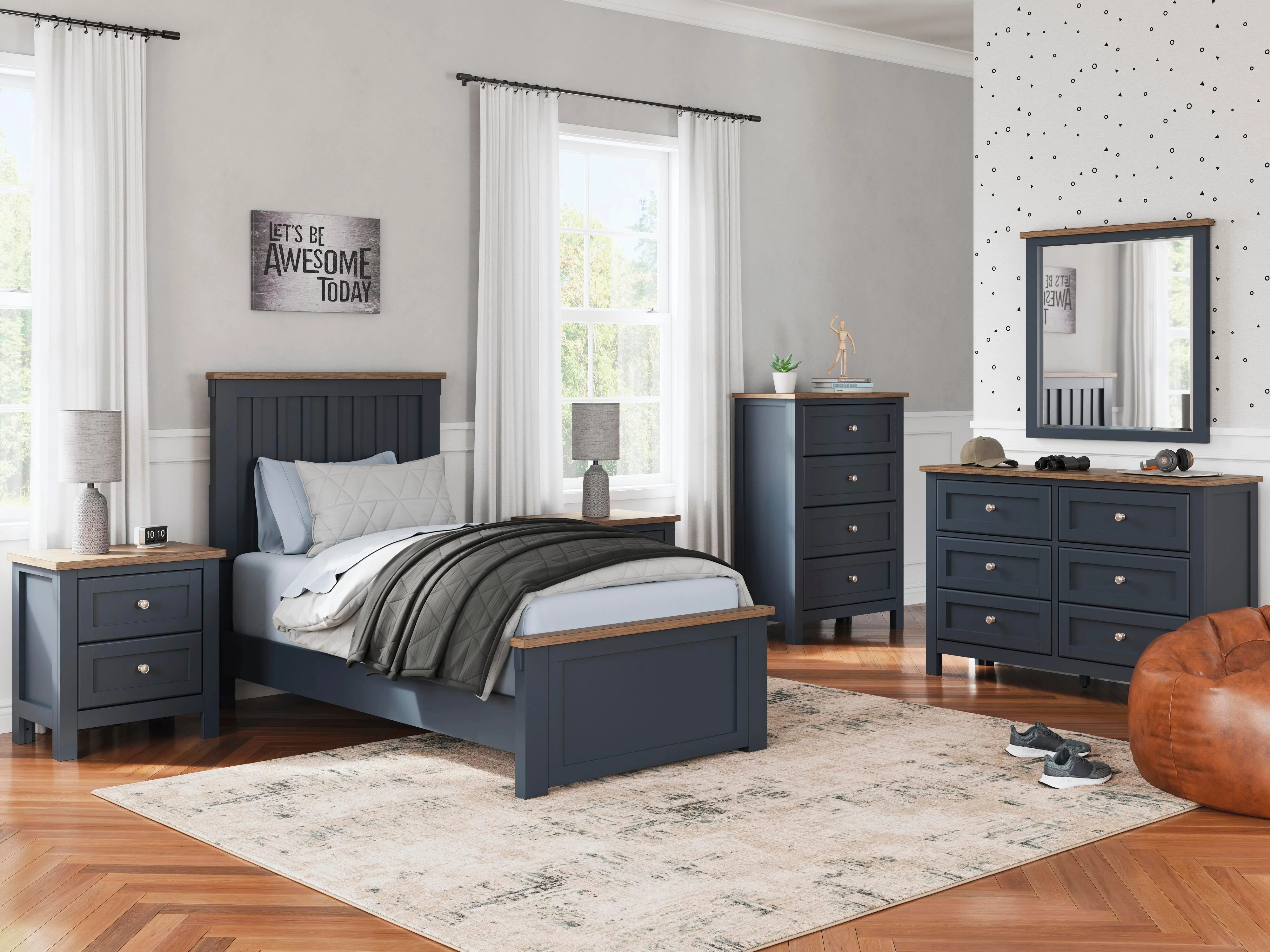 Landocken Panel Bed Bedroom Set - Image 12