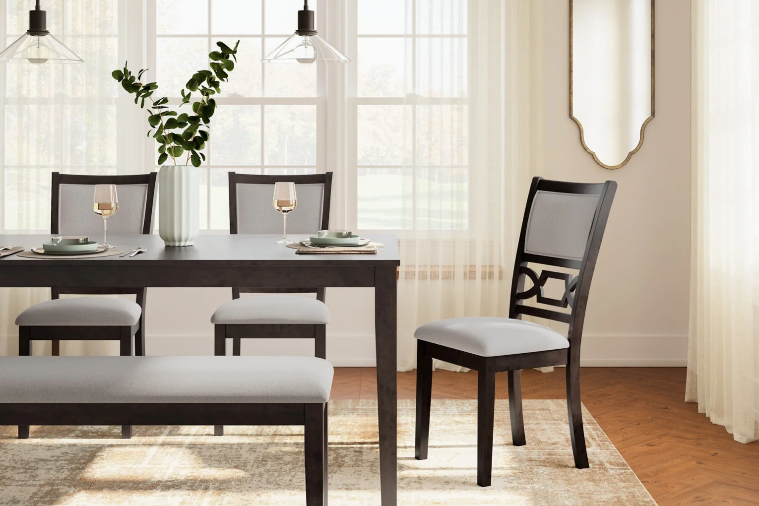 Langwest Dining Room Table Set - Image 10