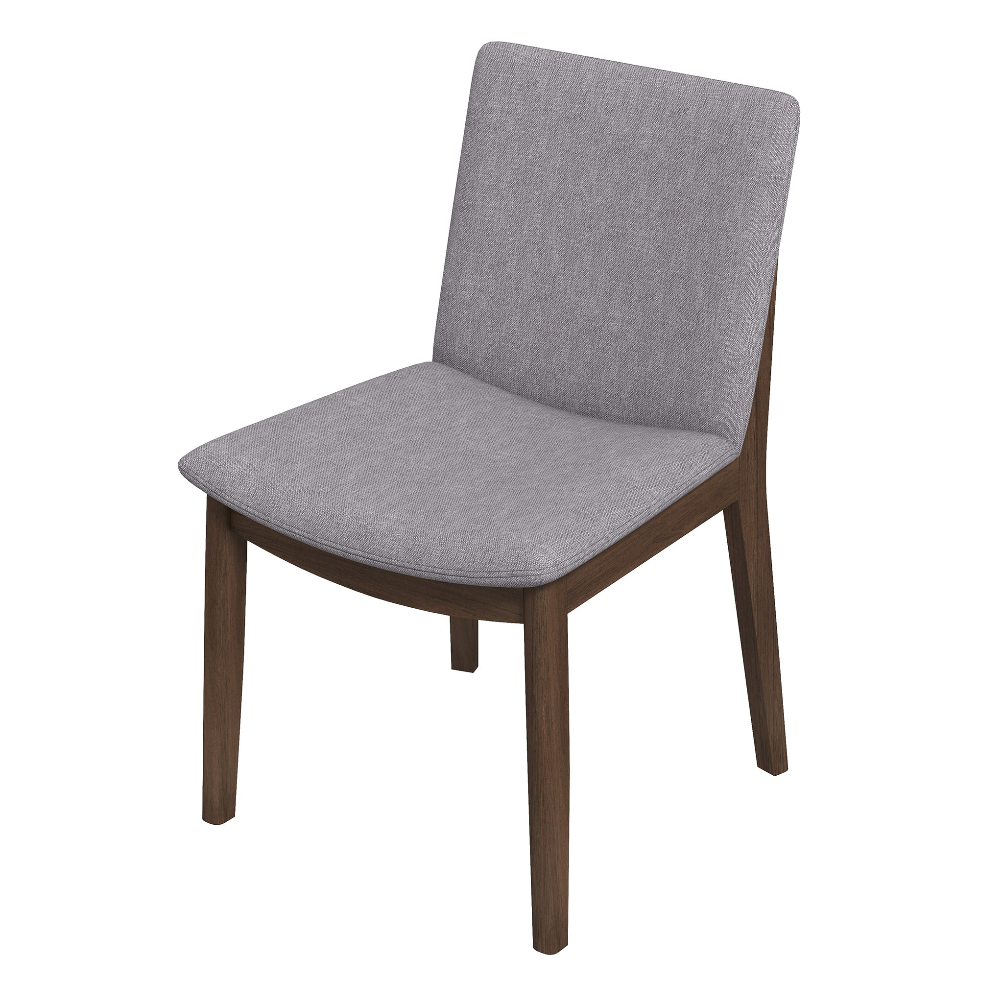 Laura Light Grey Linen Solid Wood Dining Chair (Set Of 2) - Image 7