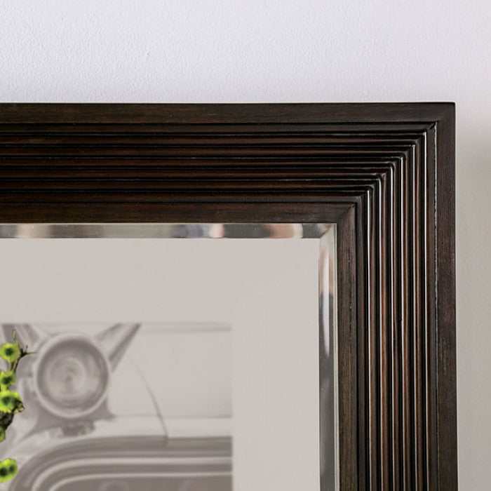 Laurentian Dark Walnut Bedroom Mirror - Image 2
