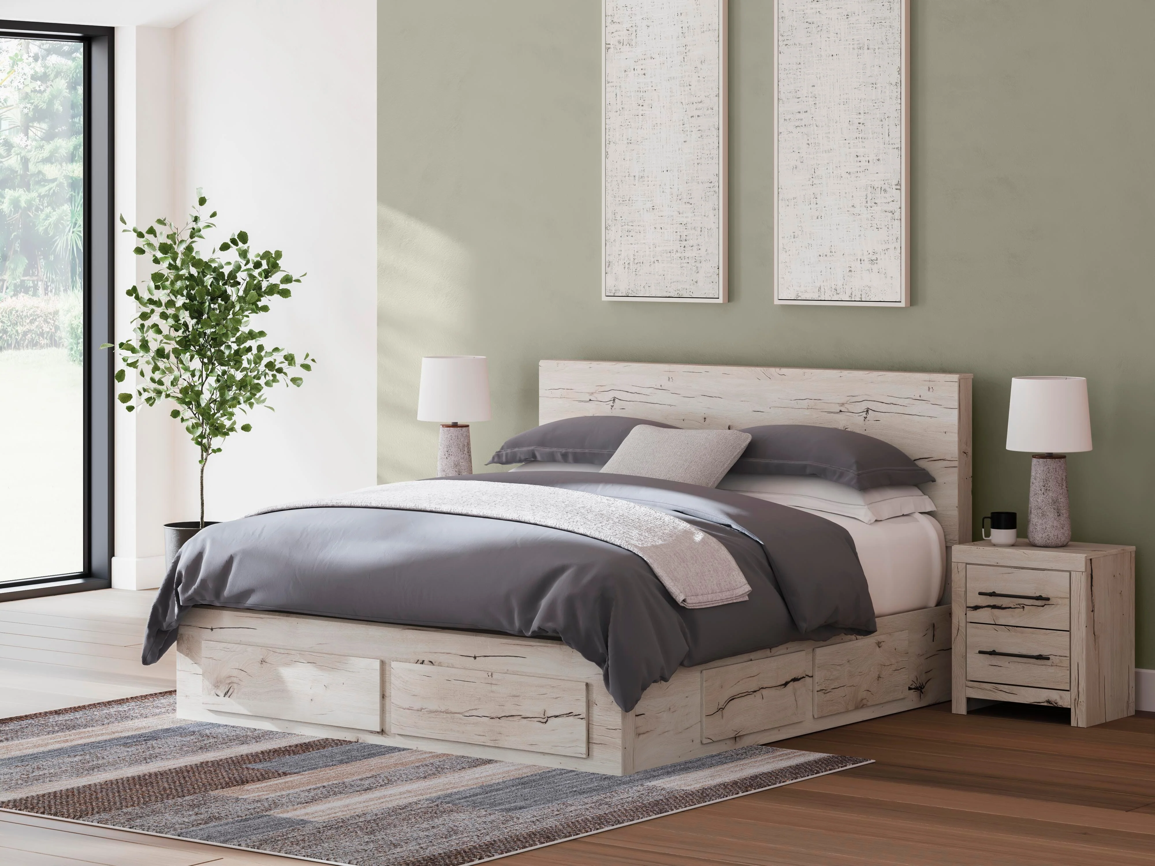 Lawroy Panel Storage Bed - Image 4