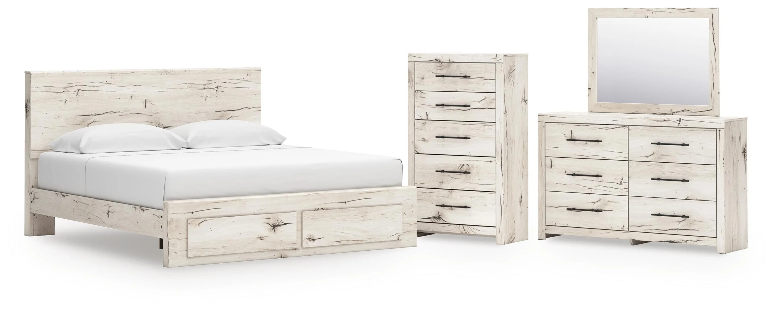 Lawroy Panel Storage Bed Bedroom Set - Image 11