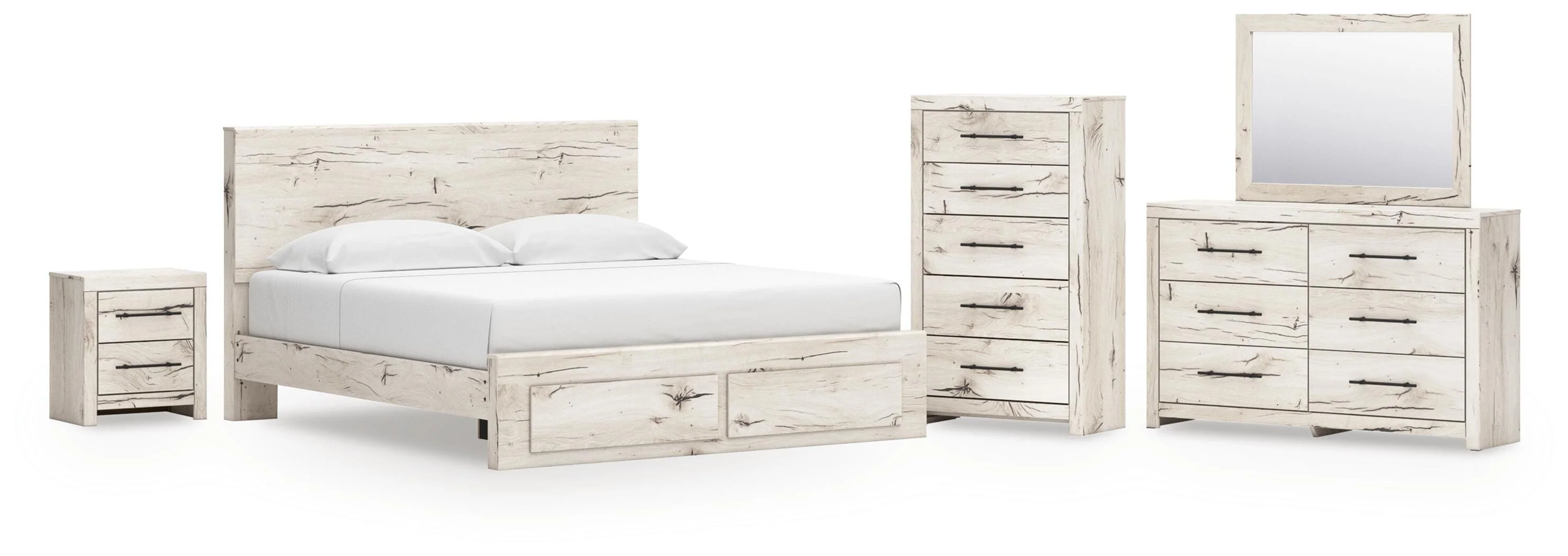 Lawroy Panel Storage Bed Bedroom Set - Image 15