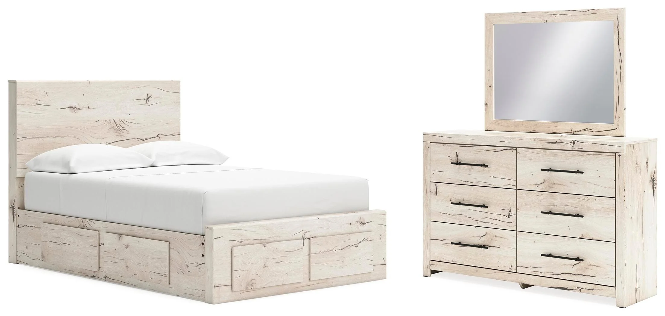 Lawroy Panel Storage Bed Bedroom Set - Image 2