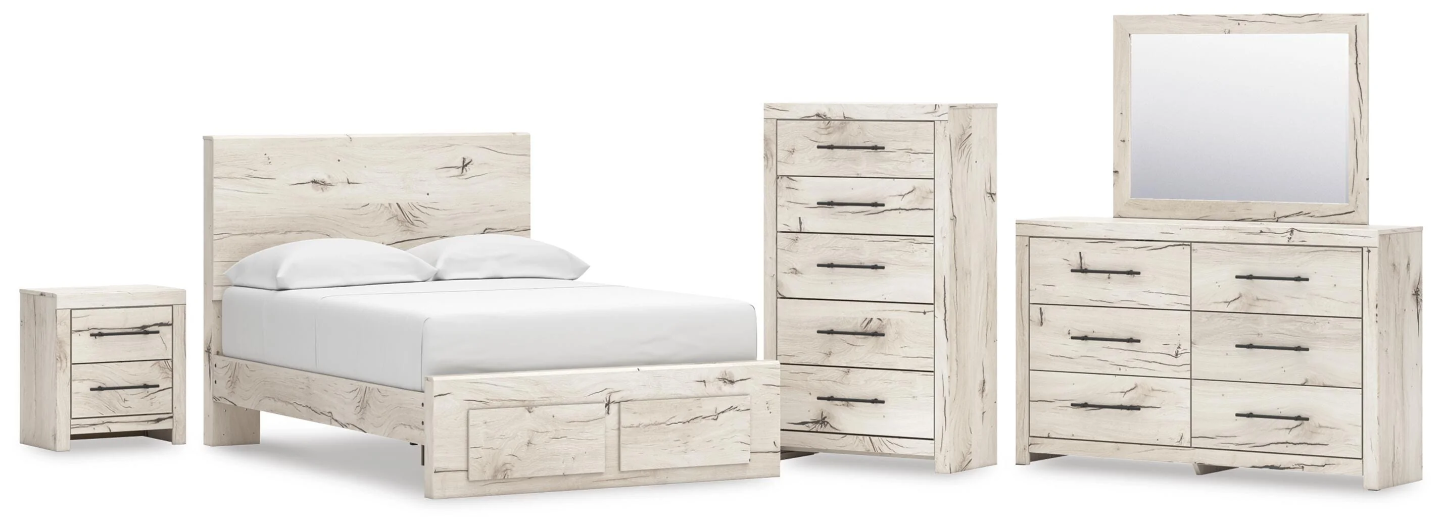 Lawroy Panel Storage Bed Bedroom Set - Image 8