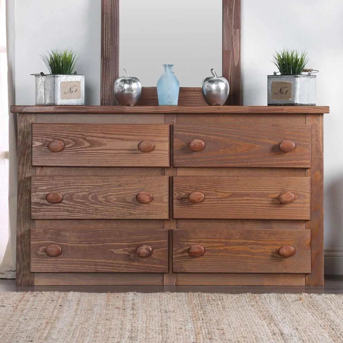 Lea Mahogany Dresser - Image 3