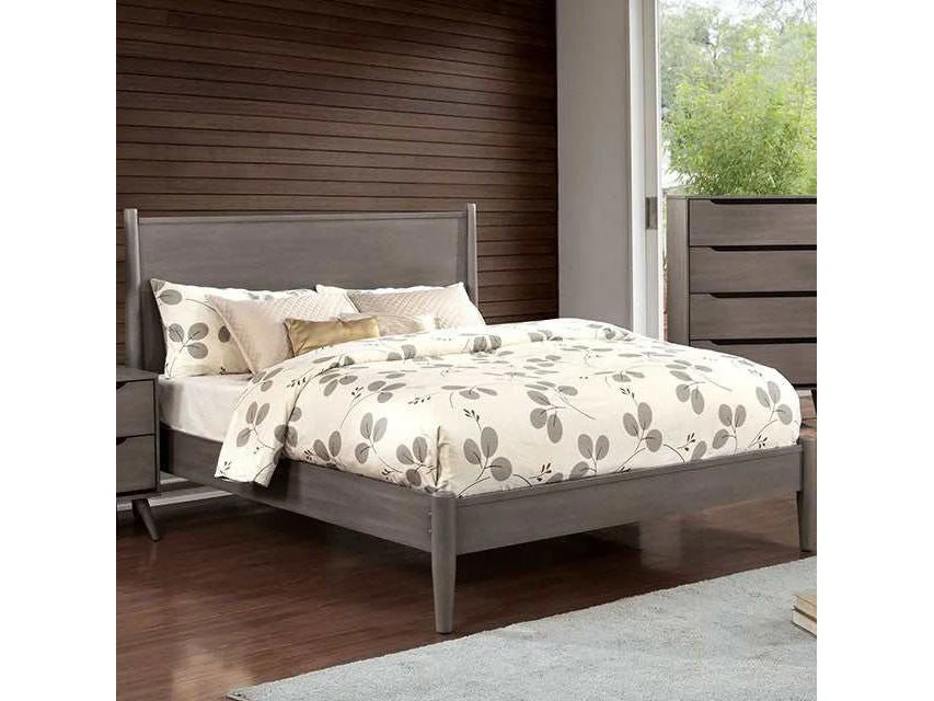 Lennart Gray Eastern King Bed