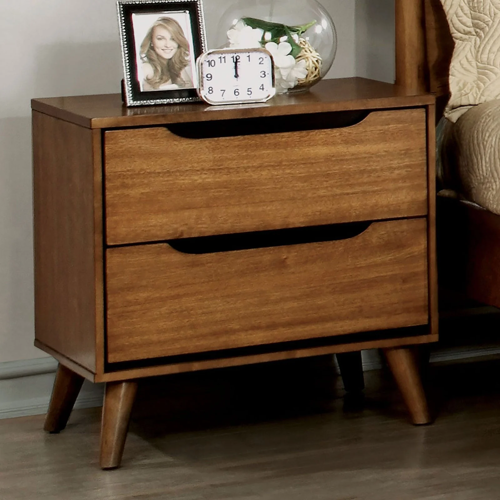 Lennart Oak 5 Pc. Queen Bedroom Set w/ 2NS - Image 3