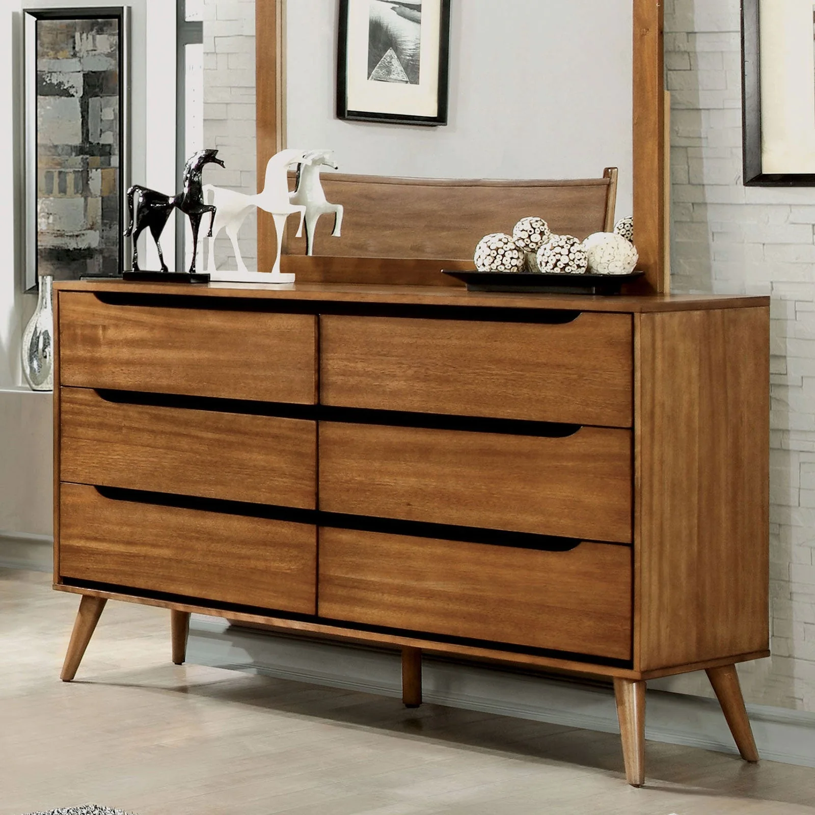 Lennart Oak 5 Pc. Queen Bedroom Set w/ 2NS - Image 4