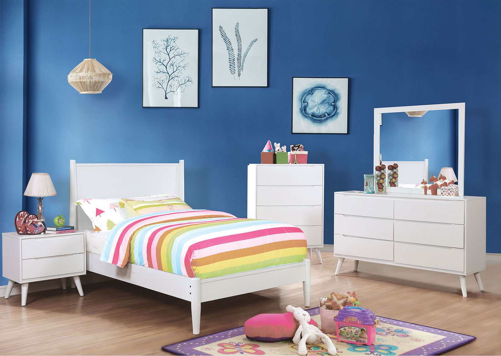Lennart White Nightstand - Image 3