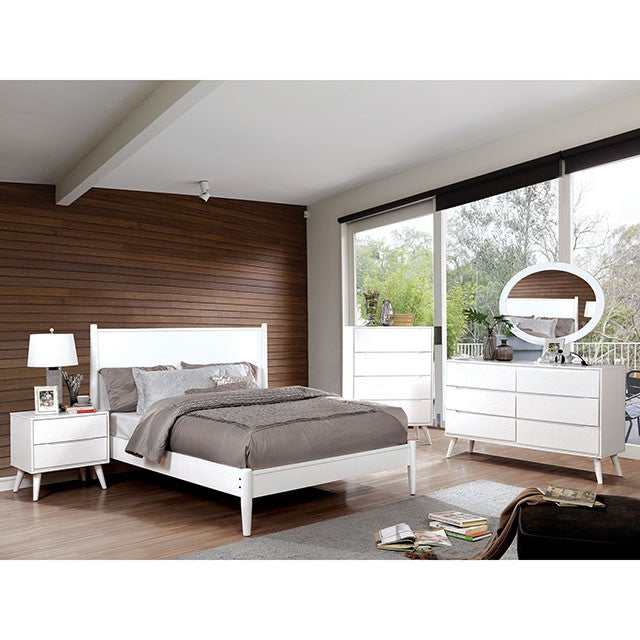 Lennart White Oval Mirror - Image 2