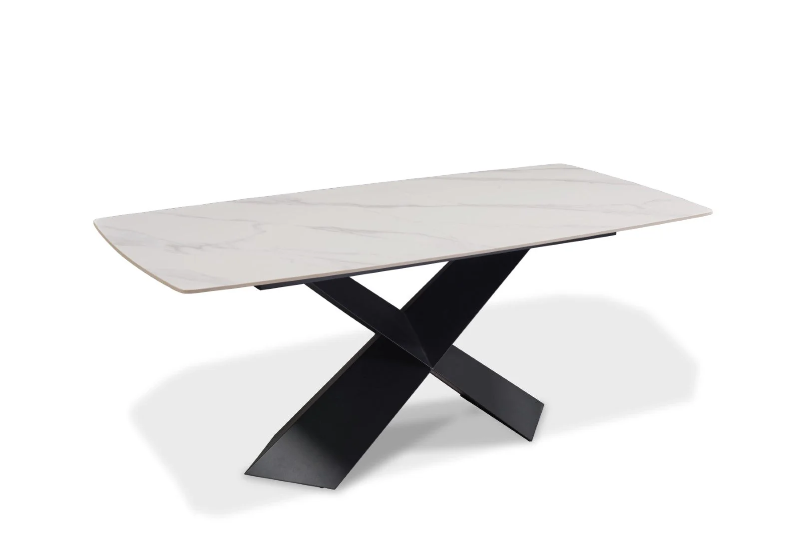 Lenvik Black/White 7 Piece Dining Set - Image 5