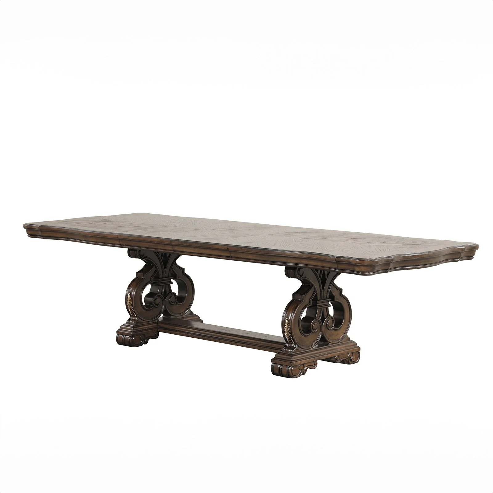 Leovanni Dark Brown 9 Piece Dining Set - Image 3