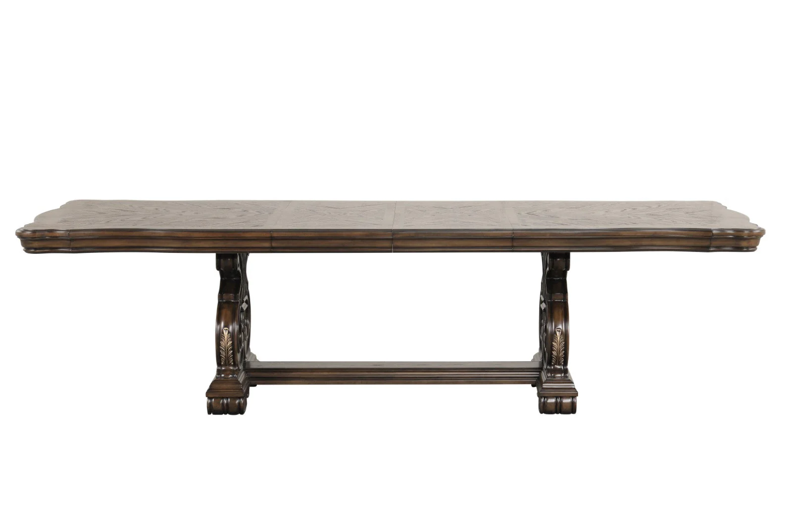 Leovanni Dark Brown Dining Table - Image 3