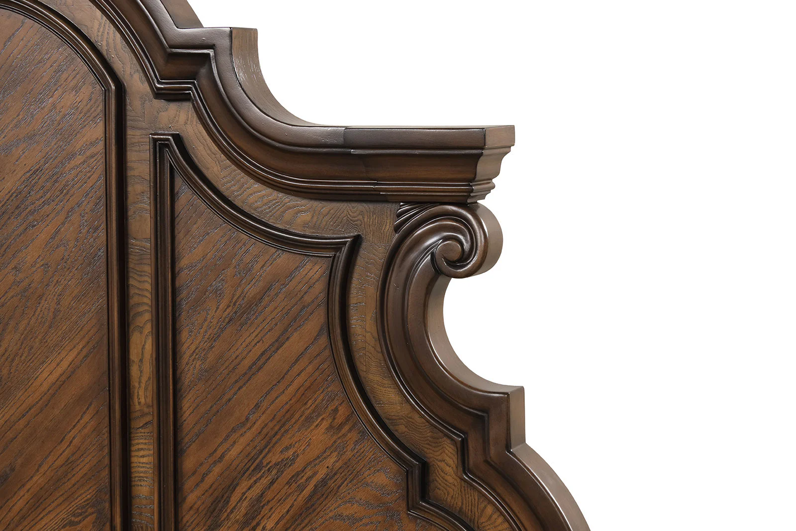 Leovanni Dark Brown Queen 5 Piece Bedroom Set w/2 Nightstands - Image 8