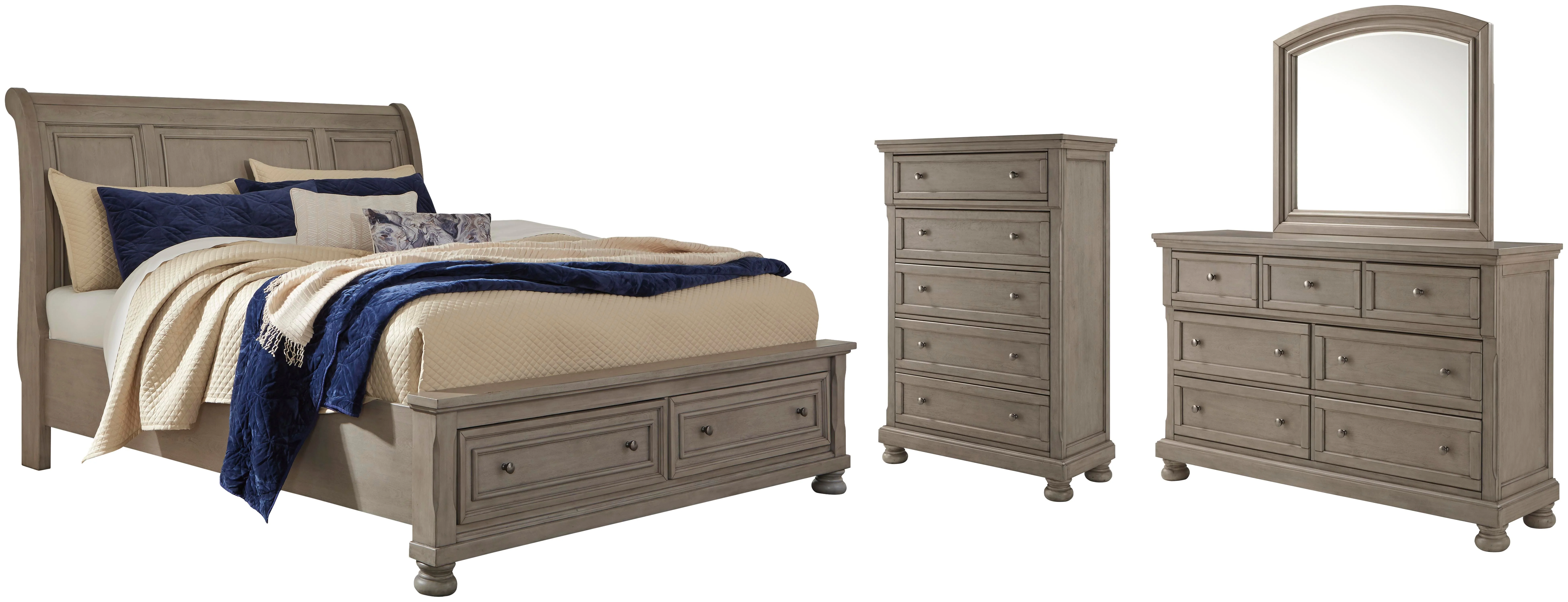 Lettner Sleigh Bed Bedroom Set - Image 5