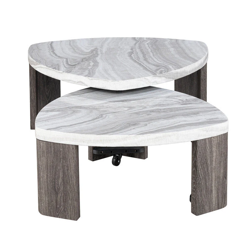 Levis Gray Nesting Cocktail Table - Image 6