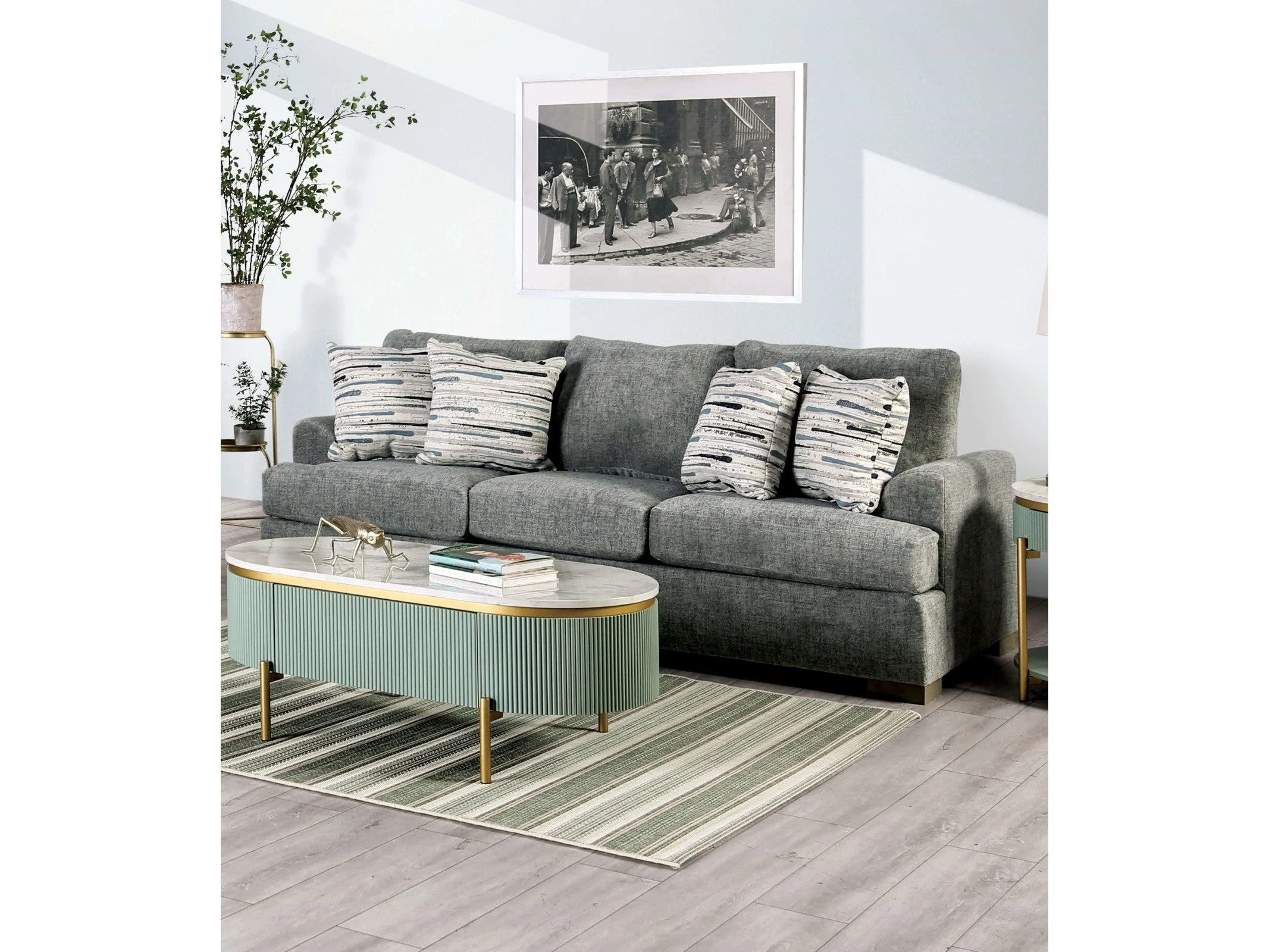 Leytonstone Gray Sofa