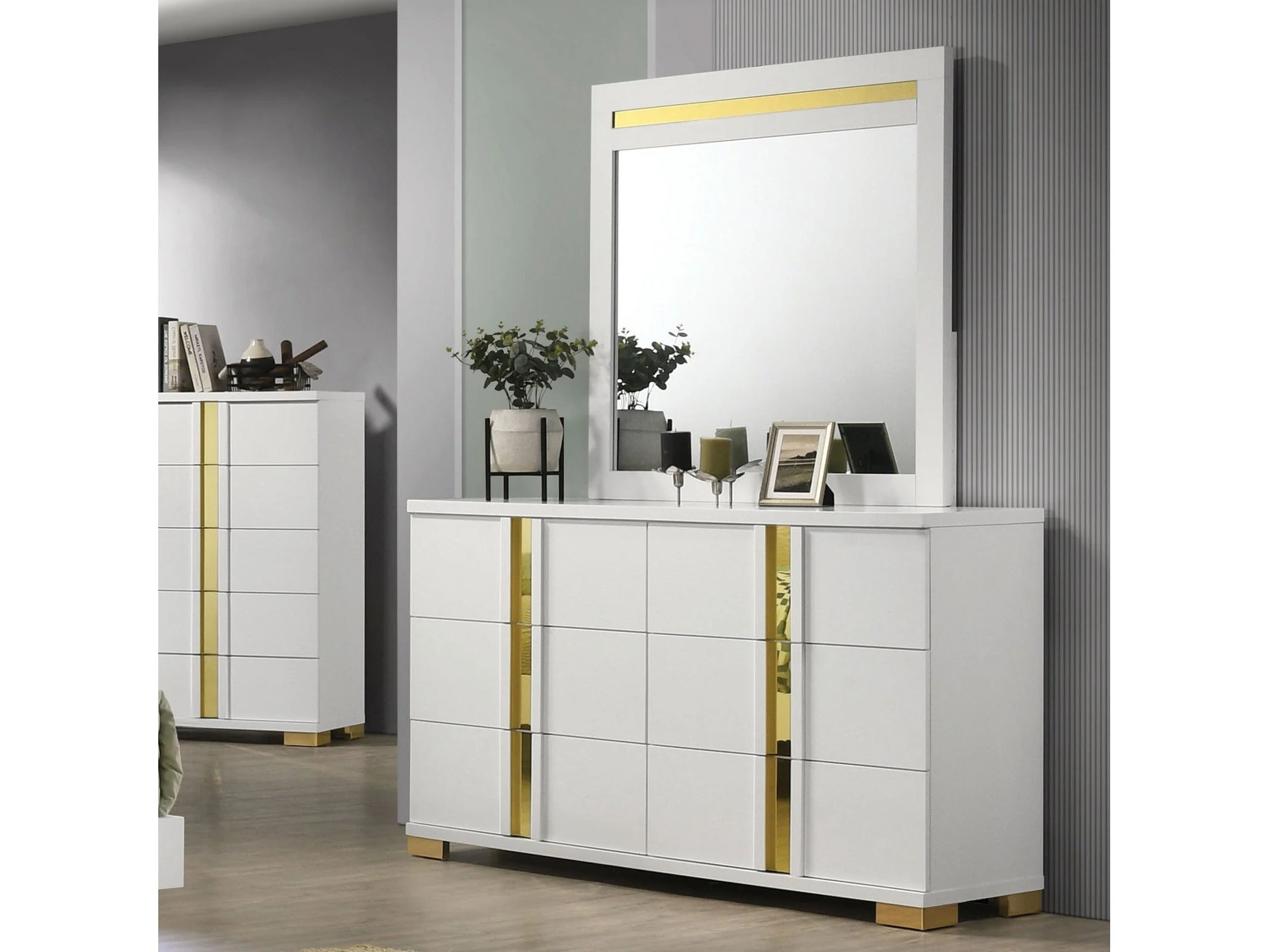Lillestrom White Dresser