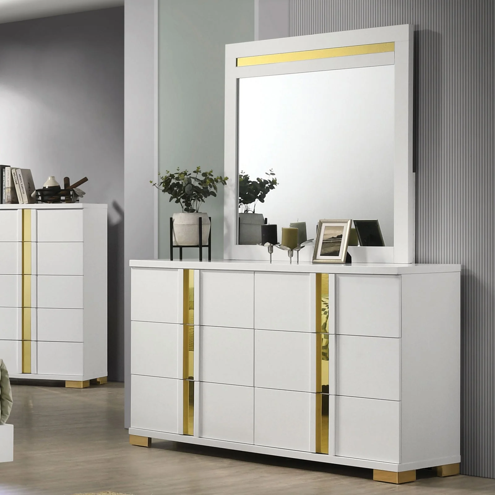 Lillestrom White Mirror - Image 2